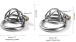 MT - Mini Chastity Cage 45mm - Silver photo-2