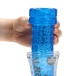 RealRock - Easy Rider Textured Cup Masturbator - Blue photo-3