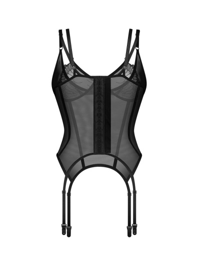 Obsessive - Arrowel Corset - Black - L/XL photo