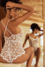 Mapale - 7543 Bridal Romper - Star White - S 照片-2