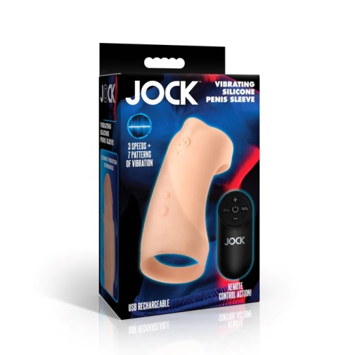 Jock - Vibro Penis Sleeve - Light photo