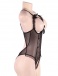 Ohyeah - Crotchless Lace Teddy - Black - M photo-6