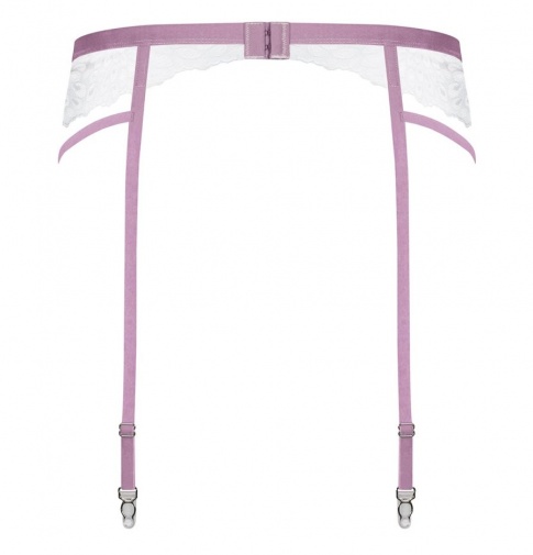 Obsessive - Lilyanne Garter Belt - White - L/XL photo