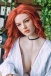 Mira European Realistic Sex Doll, Red Hair, Ultra Soft Silicone 172 cm (5’6 ft) photo
