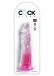 King Cock - 8" 仿真透明假阳具 - 粉红色 照片-3