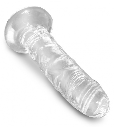 King Cock - 6" Cock - Clear photo