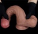 Lovetoy - 9" 雙層構造仿真陽具 - 啡色 照片-7