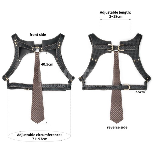 Lovetoy - Rebellion Reign Full Body Harness - Black photo