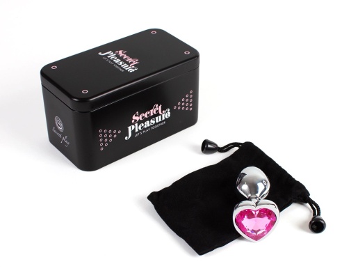 Secret Play - Heart Anal Plug S - Pink photo
