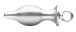 Master Series - Ammo Anal Plug - Silver photo