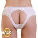 Crescente - Dolce Crothless Panties DL_018 - White photo