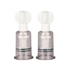 Easytoys - 陰蒂及乳頭吸啜器2件套裝 細碼 - 白色 照片