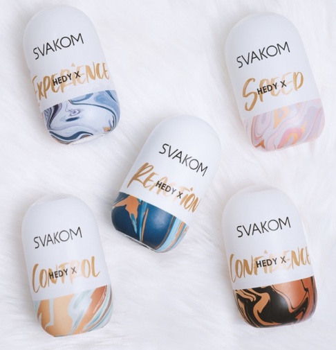 SVAKOM - Hedy X Speed 自慰器 - 半透明   照片