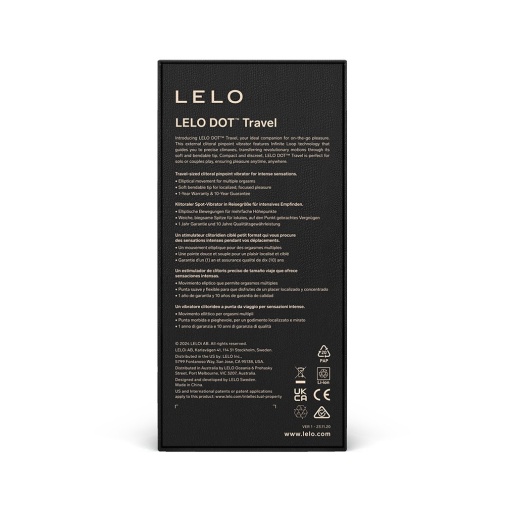 Lelo - DOT Travel 小巧陰蒂點潮筆震動器 - 紫色 照片