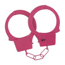 Ouch - Classic Metal Hand Cuffs - Pink 照片