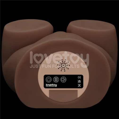 Lovetoy - Streetgirl #14 電動吸啜發聲自慰器 2.5公斤 - 黑肉色 照片