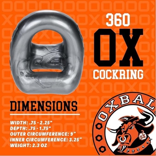 Oxballs - 360 Ballsling Ring - Black photo