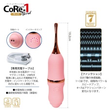 NPG - CoReichi Point Vibrator w Attachment - Pink photo