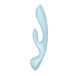 Satisfyer - 三重刺激兔子震動棒 - 淺藍色 照片
