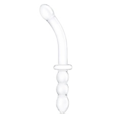Glas - 12” 玻璃羅紋G點刺激假陽具 照片
