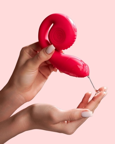 SVibe - 蝸牛系列 Gizi Lite 迷你雙頭震動器 - 紅色 照片