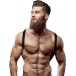 Fetish Submissive - Back Chest Male Harness - Black photo