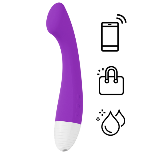 Lelo - Moka Originals APP G-spot Vibrator - Purple photo