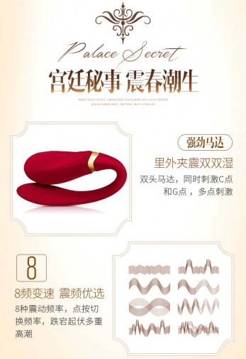 Zalo - Fanfan可實體搖控 & APP控制情侶套裝振動器 - 粉紅色 照片