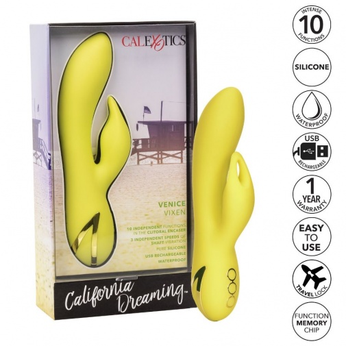 CEN - CalDream Venice Vixen Vibrator - Yellow photo