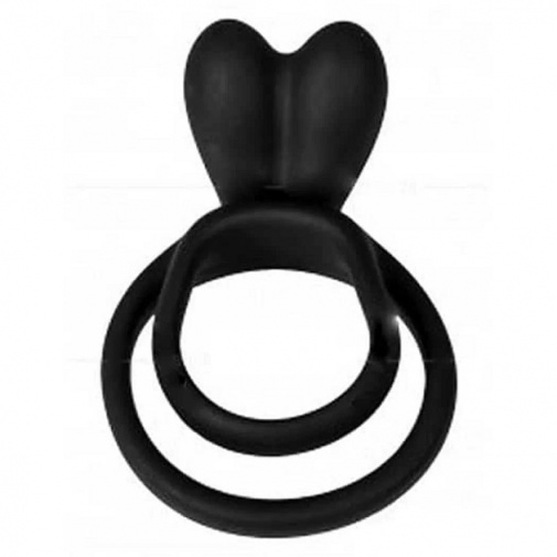 Malesation - Bunny Cock Ring - Black photo