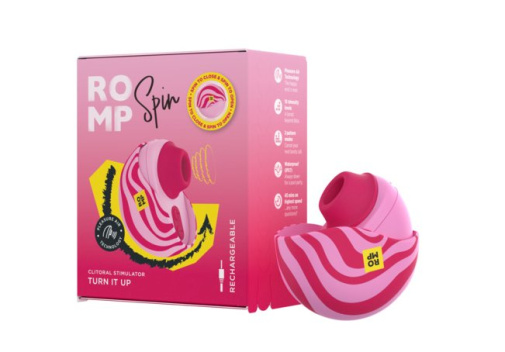 Romp - Spin Clitoral Stimulator - Pink/Red photo