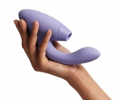 Womanizer - DUO 2 陰蒂吸啜及G點按摩器 - 淡紫色 照片