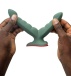 Fun Factory - Ryde Grinding Double Dildo - Wild Olive photo-2