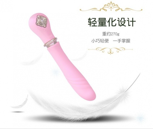 Zalo - Desire 可加熱自動抽插G點按摩棒 - 童話粉紅色 照片
