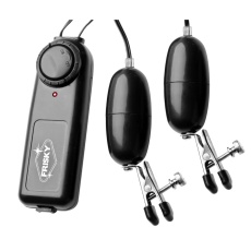 Frisky - Vibe Me Nipple Clamps - Black photo