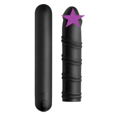 Bang! - 漩渦形子彈震動器 加大碼 - 黑色 照片