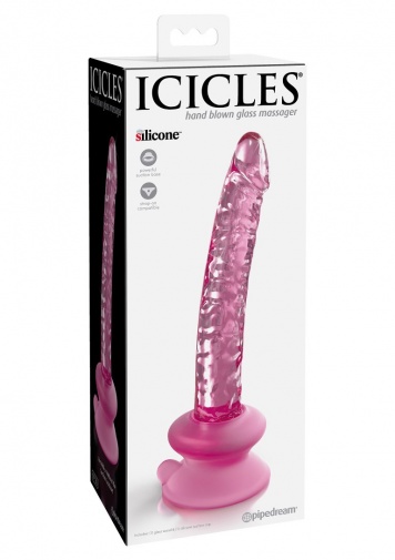 Icicles - 玻璃按摩器86號 - 粉紅色 照片