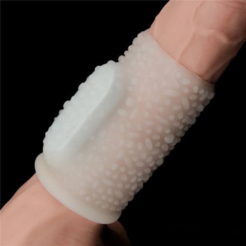 Lovetoy - Knights Drip Vibro Ring - White photo