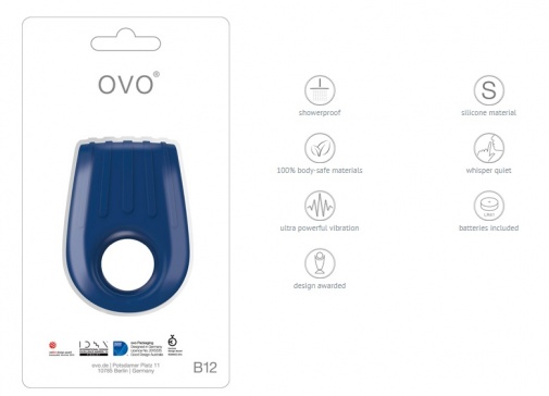 Ovo - B12 震動環 - 藍色 照片
