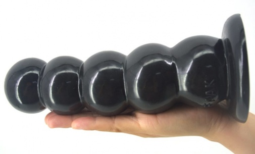 FAAK - Beads Anal Plug - Black photo