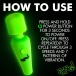 Bang! - 10X Glow Mini Wand Massager - Green photo-6