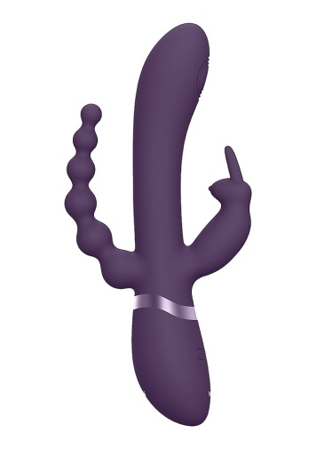 Vive - Rini Double Rabbit Vibrator - Purple photo