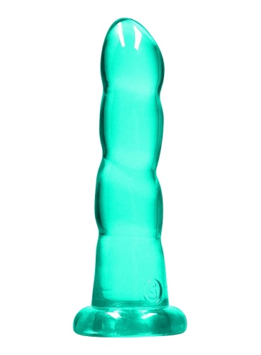 RealRock - 7" 波浪型非真實假陽具 - 綠色 照片