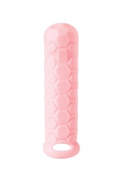 Lola Games - Homme Long 長型帶紋路陰莖套 中碼 - 粉紅色 照片