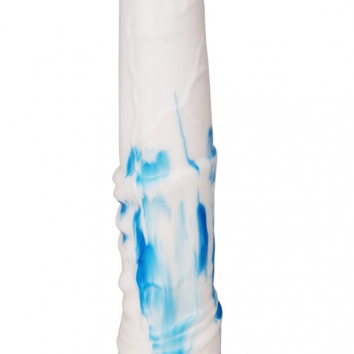 FAAK - Horse Long Dildo - White/Blue photo