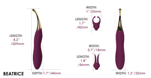 SVAKOM - Beatrice G-Spot Vibrator - Violet photo