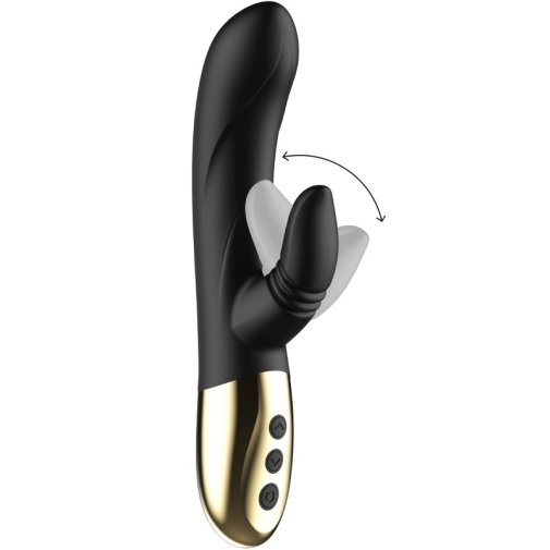 Ibiza - Licking Rabbit Vibrator - Black photo