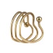 MT - Heart Shaped Cock Ring - Gold photo