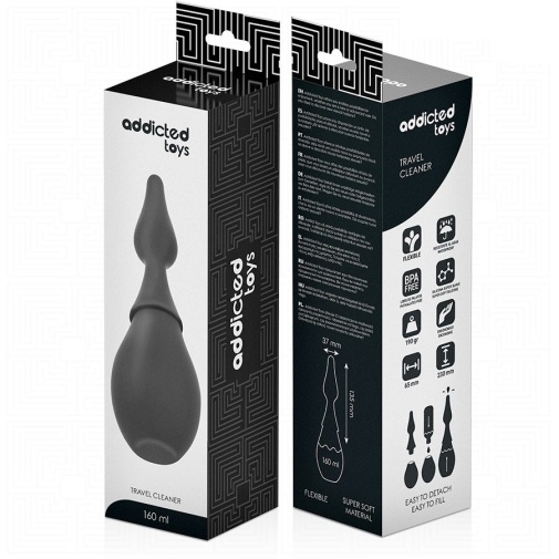 Addicted Toys - #1 Travel Anal Douche - Black photo