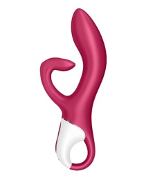 Satisfyer - Embrace Me 兔子震動棒 - 莓紅色 照片
